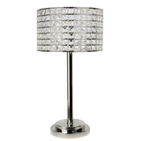 Silver Orchid Burkett 25.75-inch Polished Nickel Table Lamp