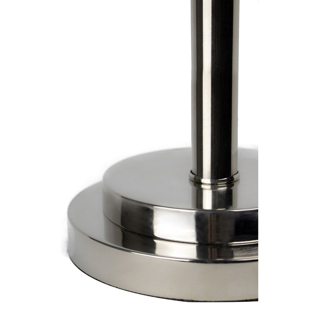 Silver Orchid Burkett 25.75-inch Polished Nickel Table Lamp