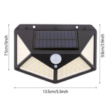 250LED Solar Wall Light Outdoor Safety Lighting Night Light Waterproof IP65 Motion Sensor Detector For Garden