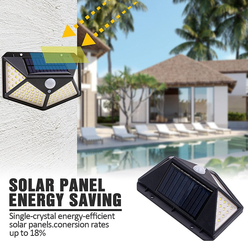 250LED Solar Wall Light Outdoor Safety Lighting Night Light Waterproof IP65 Motion Sensor Detector For Garden
