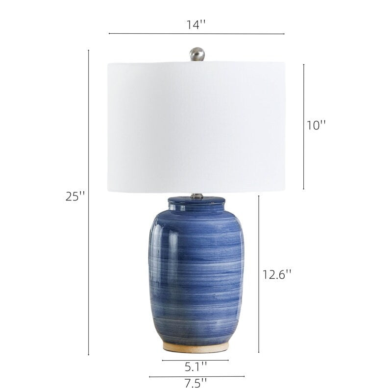 25" Ceramic Table Lamp