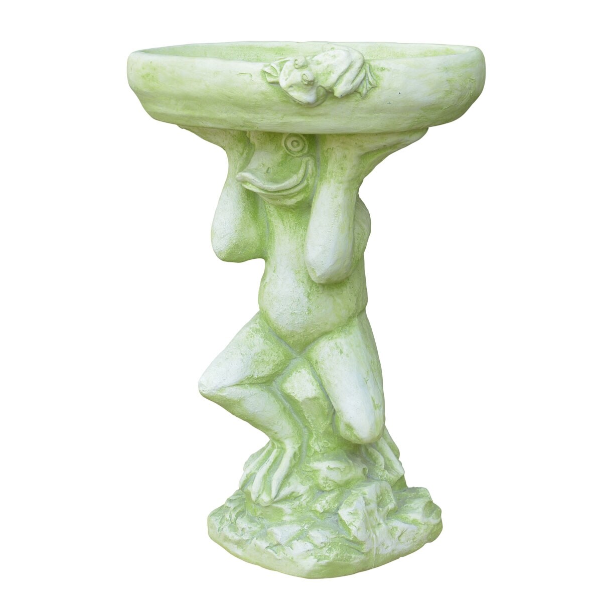 25" Frog Birdbath