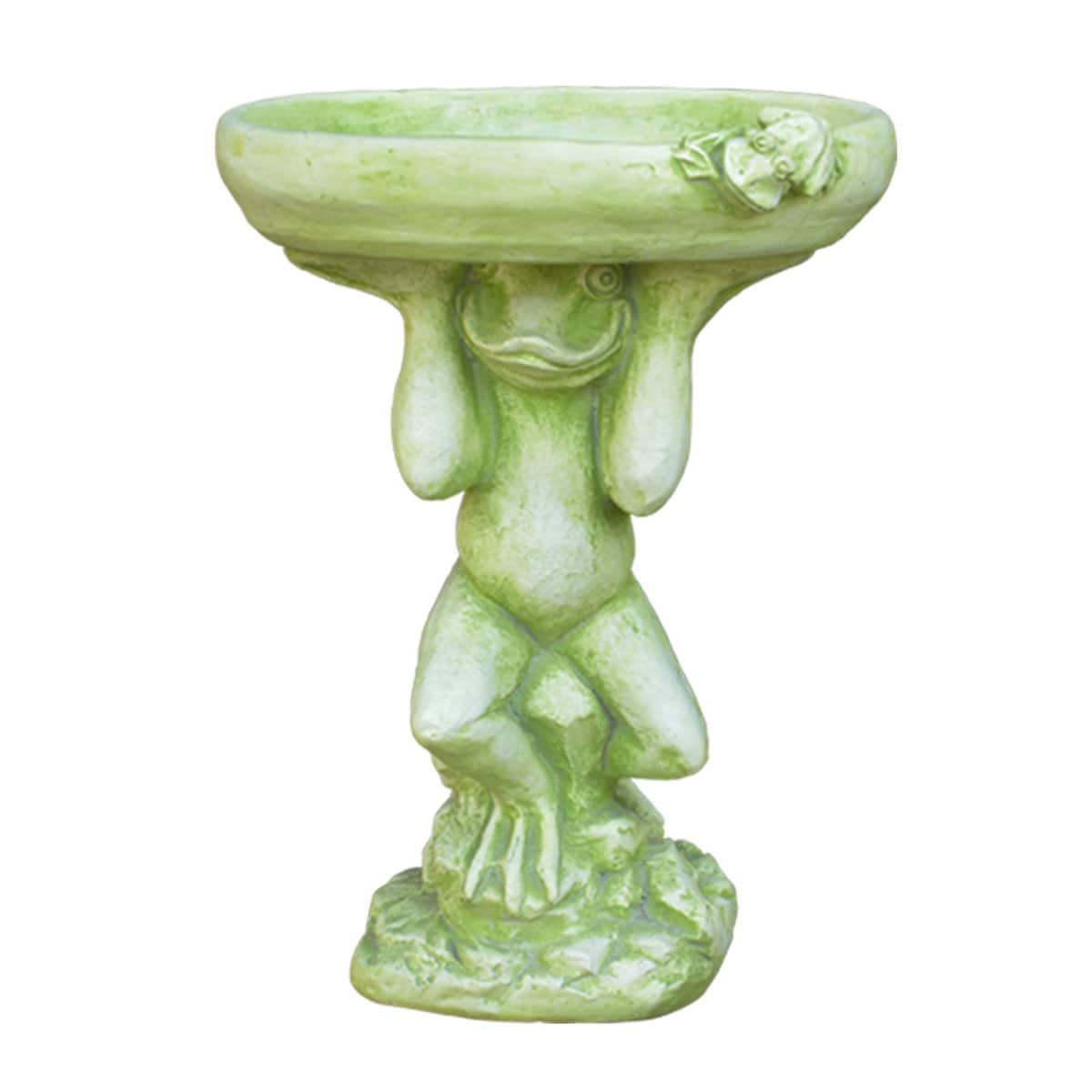 25" Frog Birdbath