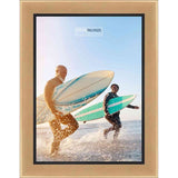 25x14 Contemporary Gold Complete Wood Picture Frame with UV Acrylic, Foam Board Backing, & Hardware