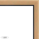 25x14 Contemporary Gold Complete Wood Picture Frame with UV Acrylic, Foam Board Backing, & Hardware
