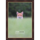 25x17 Traditional Cherry Complete Wood Picture Frame with UV Acrylic, Foam Board Backing, & Hardware