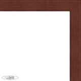 25x17 Traditional Cherry Complete Wood Picture Frame with UV Acrylic, Foam Board Backing, & Hardware