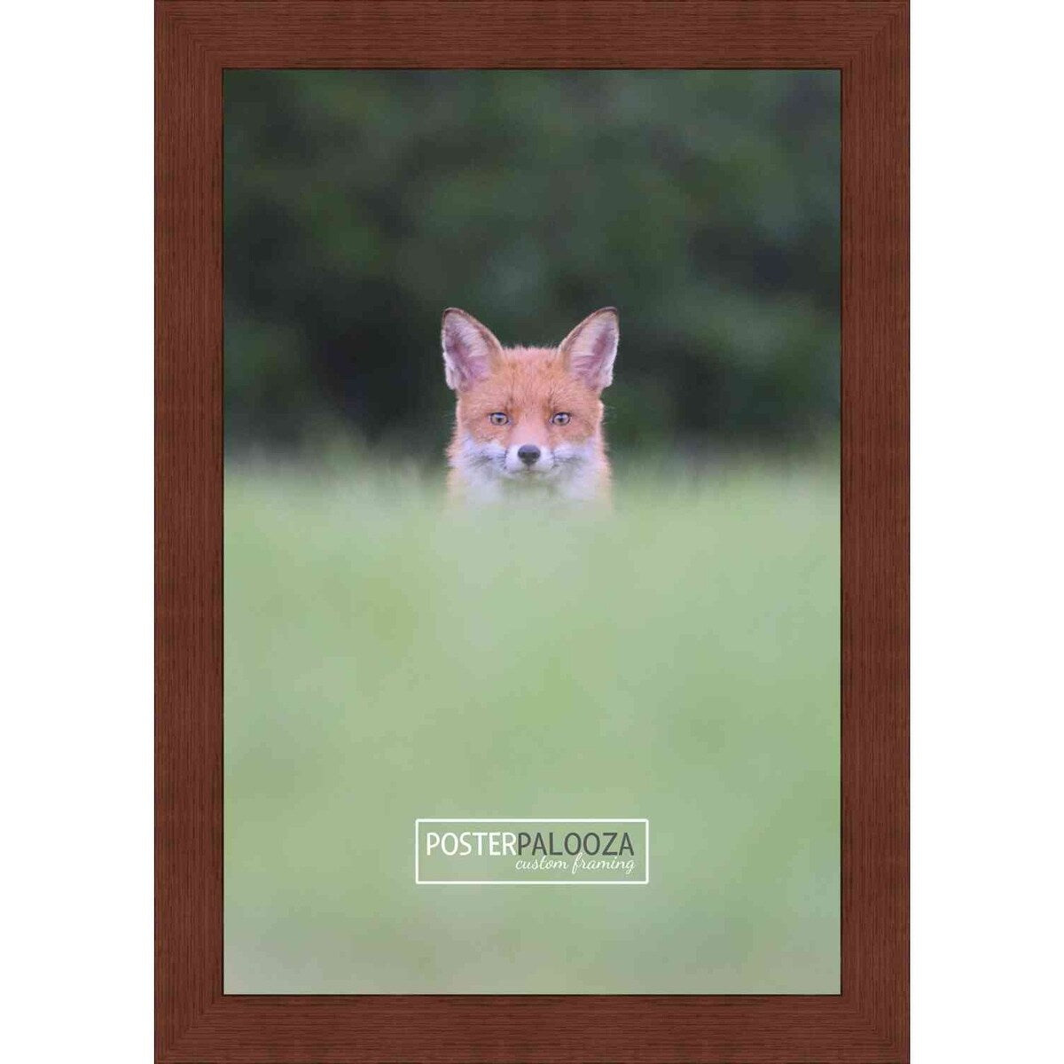 25x17 Traditional Cherry Complete Wood Picture Frame with UV Acrylic, Foam Board Backing, & Hardware