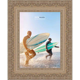 25x19 Ornate Silver Complete Wood Picture Frame with UV Acrylic, Foam Board Backing, & Hardware