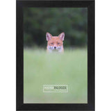 25x30 Traditional Black Complete Wood Picture Frame with UV Acrylic, Foam Board Backing, & Hardware