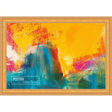 25x30 Traditional Gold Complete Wood Picture Frame with UV Acrylic, Foam Board Backing, & Hardware