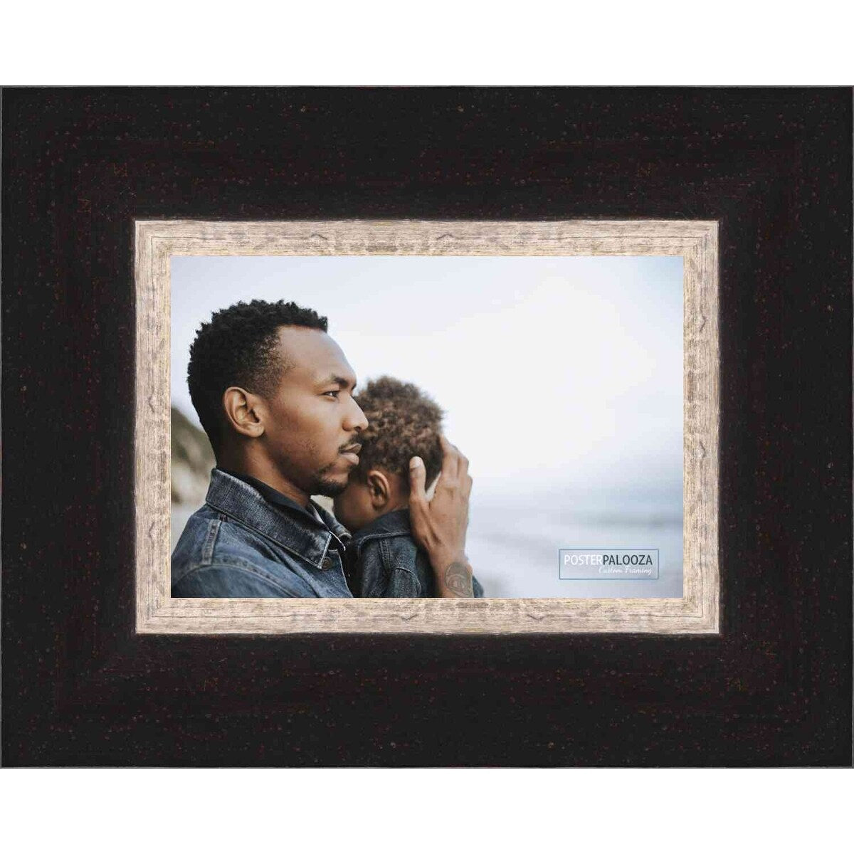 25x36 Traditional Complete Wood Picture Frame with UV Acrylic, Foam Board Backing, & Hardware