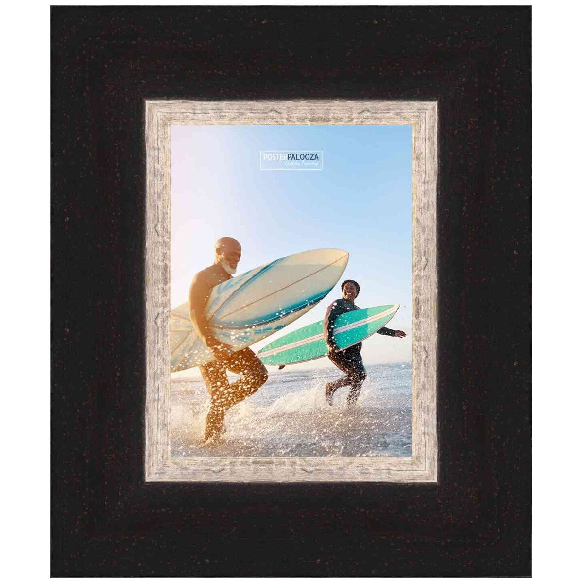 25x36 Traditional Complete Wood Picture Frame with UV Acrylic, Foam Board Backing, & Hardware