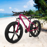 26-Inch 21-SpeedHigh-Carbon Steel Frame, Mountain Bike - 78x24.8x42in