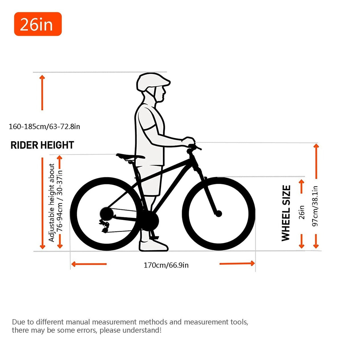 26 Inch High Performance Carbon Steel Mountain BIke Shimanos