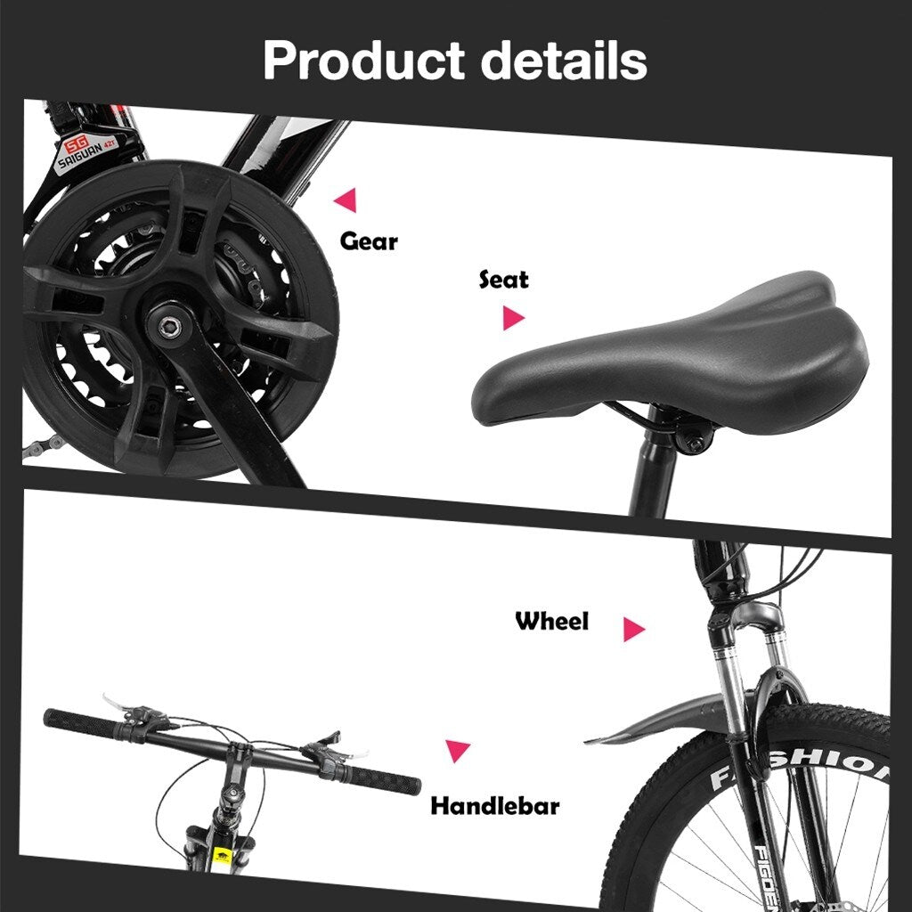 26 Inch High Performance Carbon Steel Mountain BIke Shimanos