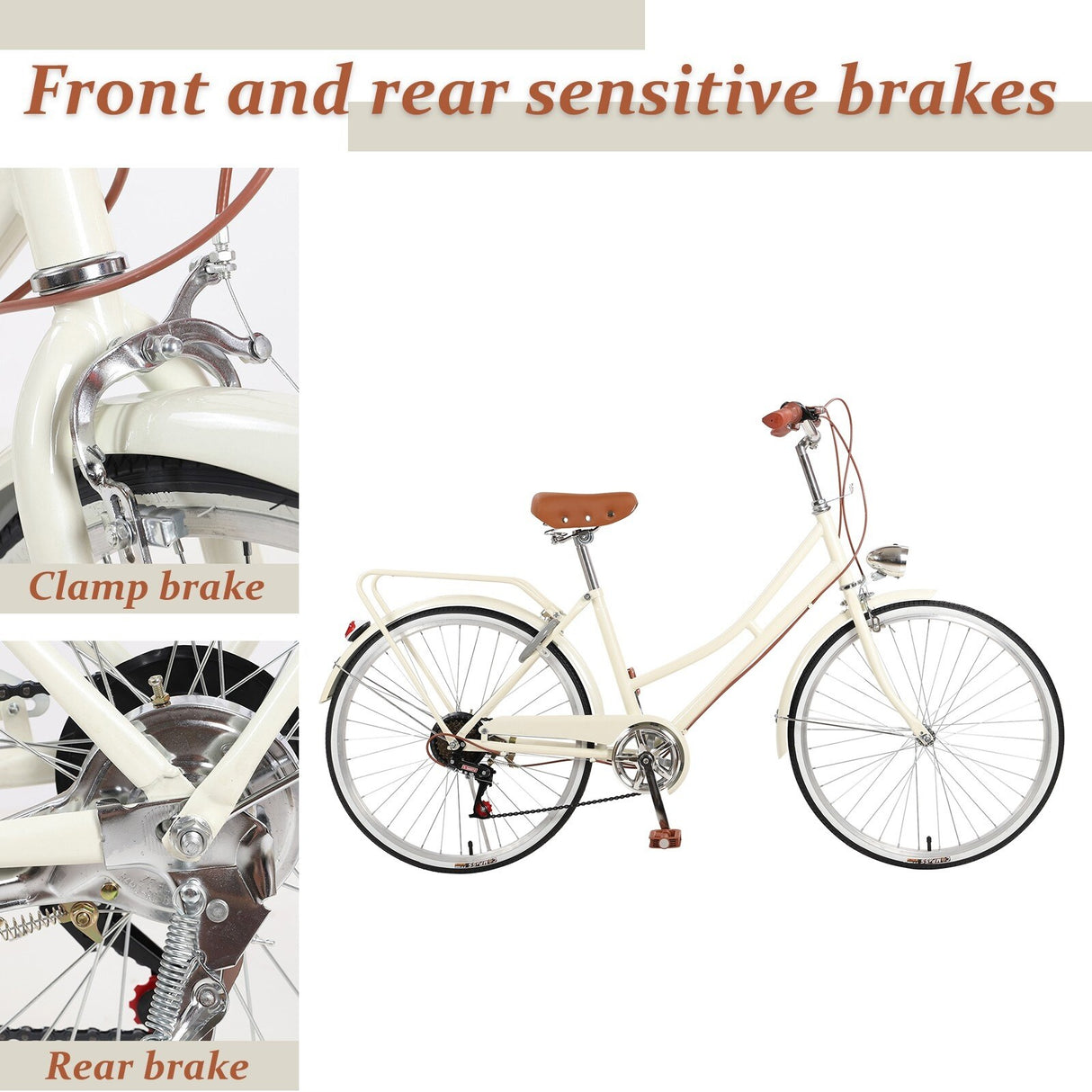 26 Inch Ladies Bicycle Convenient And Quick Princess Car City Commuters Car