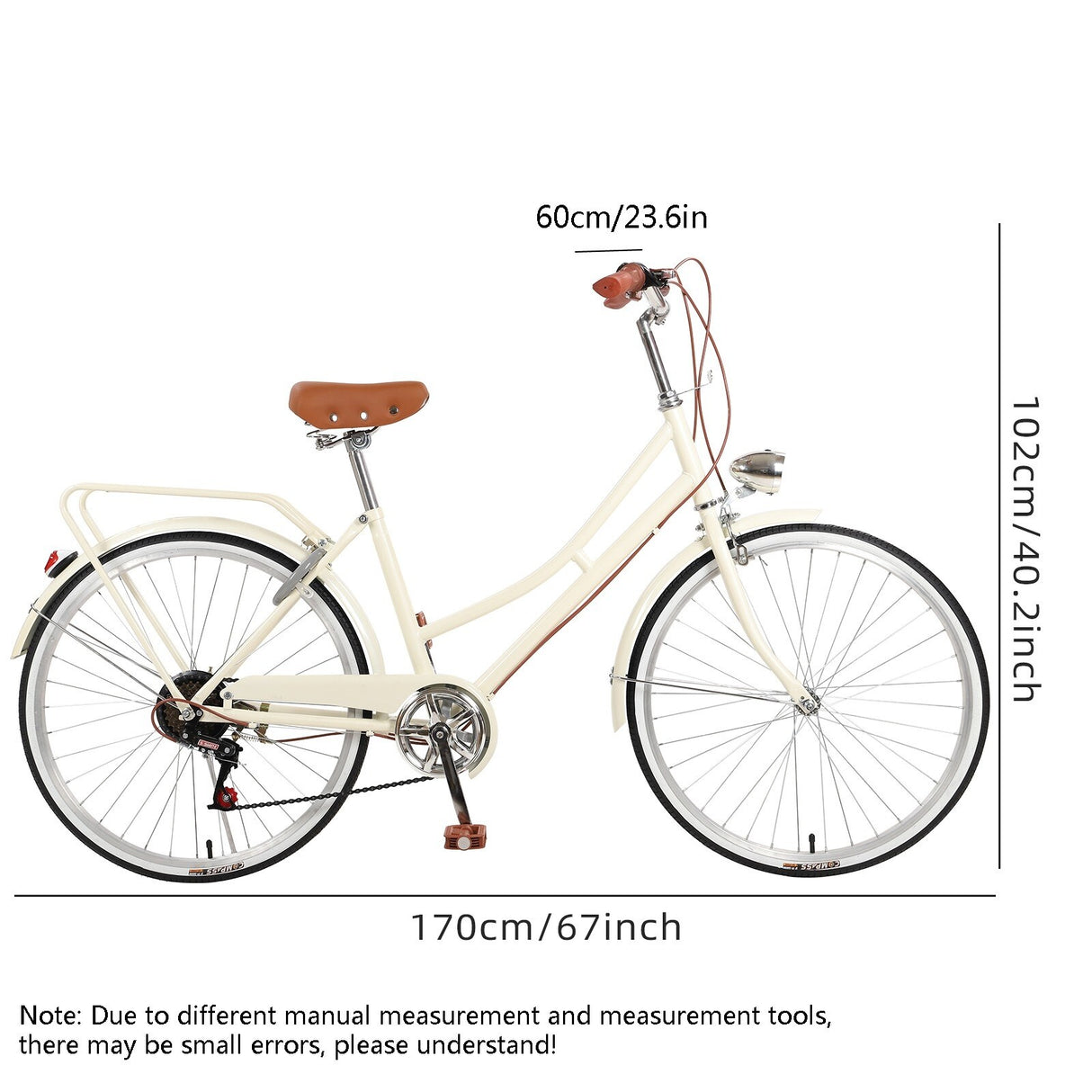 26 Inch Ladies Bicycle Convenient And Quick Princess Car City Commuters Car