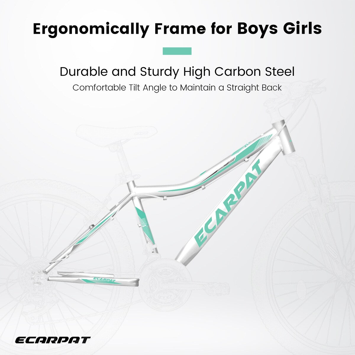 26 Inch Mountain Bike, 21-Speed V-Brake, Front Suspension, Carbon Steel Frame Mountain Bike For Teenagers Girls Women Bicycles