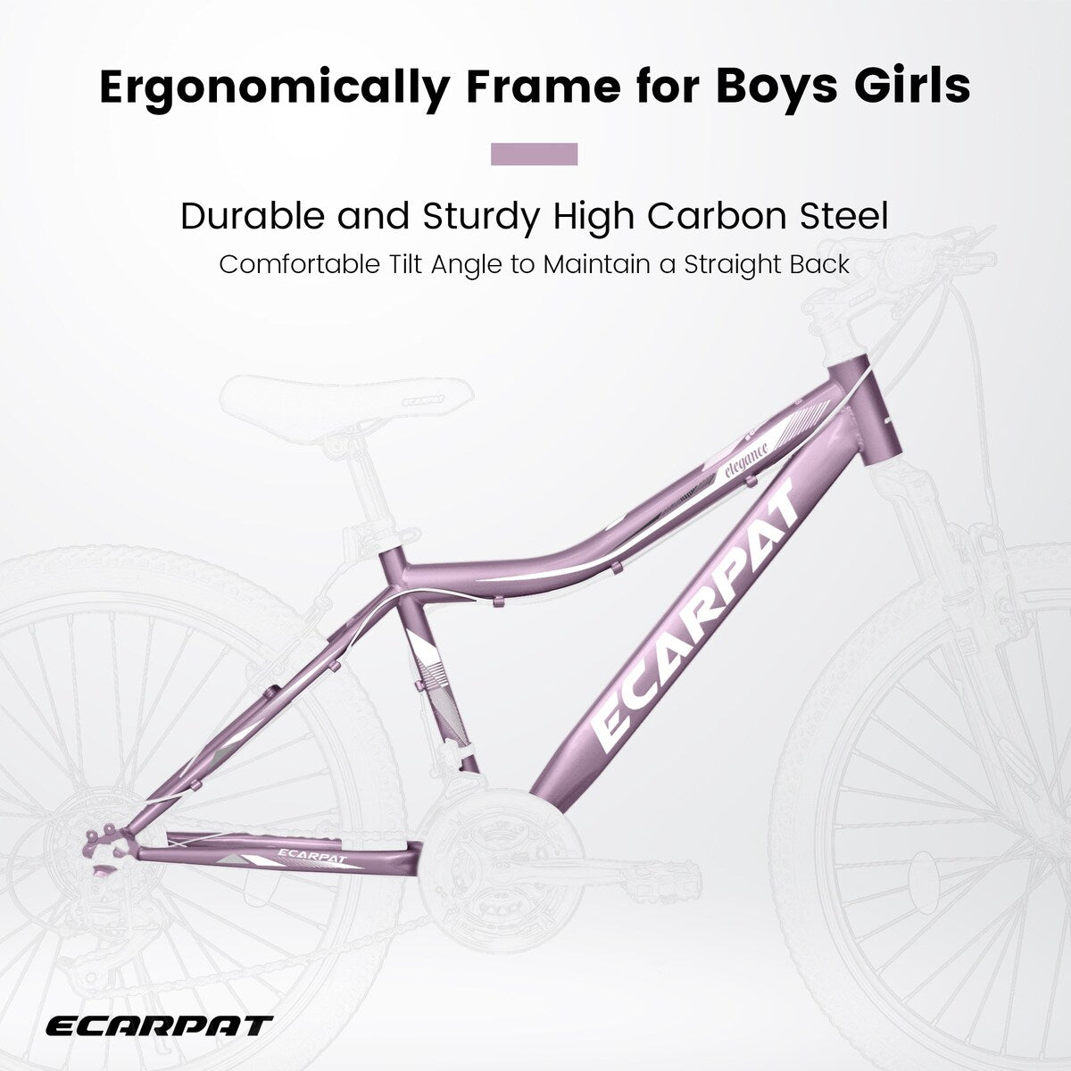 26 Inch Mountain Bike, 21-Speed V-Brake, Front Suspension, Carbon Steel Frame Mountain Bike For Teenagers Girls Women Bicycles