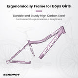 26 Inch Mountain Bike, 21-Speed V-Brake, Front Suspension, Carbon Steel Frame Mountain Bike For Teenagers Girls Women Bicycles