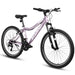 26 Inch Mountain Bike, 21-Speed V-Brake, Front Suspension, Carbon Steel Frame Mountain Bike For Teenagers Girls Women Bicycles