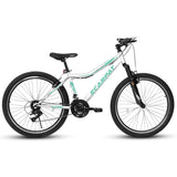 26 Inch Mountain Bike, 21-Speed V-Brake, Front Suspension, Carbon Steel Frame Mountain Bike For Teenagers Girls Women Bicycles