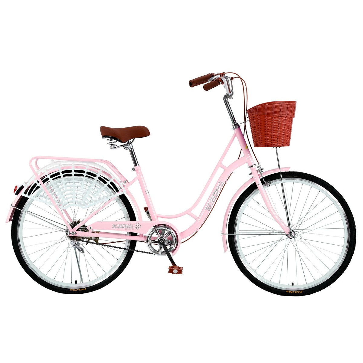 26 Inch Womens Comfort Bikes Beach Cruiser Bike Single Speed Bicycle Comfortable Bicycle Cycling