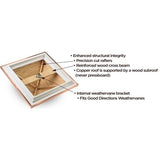 26" Square Coventry Vinyl Cupola with Horse Weathervane by Good Directions