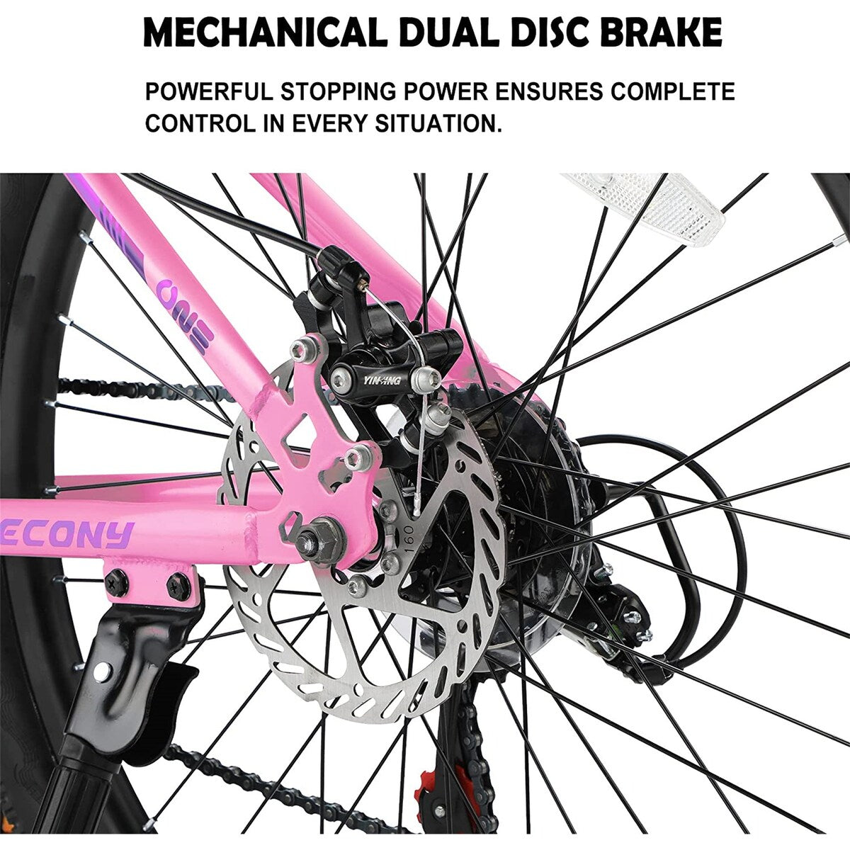 26 inch Mountain Bike for Teenagers Girls Women, Shimano 21 Speeds
