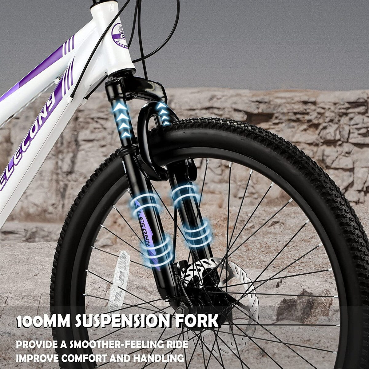 26 inch Mountain Bike for Teenagers Girls Women, Shimano 21 Speeds