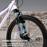 26 inch Mountain Bike for Teenagers Girls Women, Shimano 21 Speeds