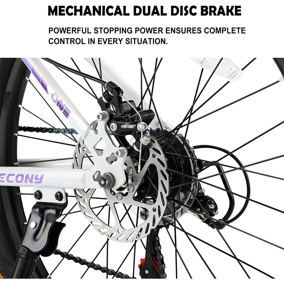 26 inch Mountain Bike for Teenagers Girls Women, Shimano 21 Speeds