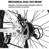 26 inch Mountain Bike for Teenagers Girls Women, Shimano 21 Speeds