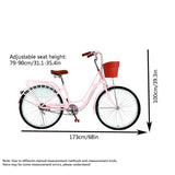26-inch Wheels Single Speed Ladies Bike Princess Bicycle
