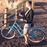 26" sixthreezero EVRYjourney Seven Speed Step-Through Touring Women's Hybrid Bicycle, Teal