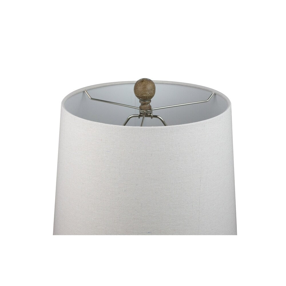 26.25" Acid Burro Table Lamp Set of 2 W/ Brushed Nickel Finish