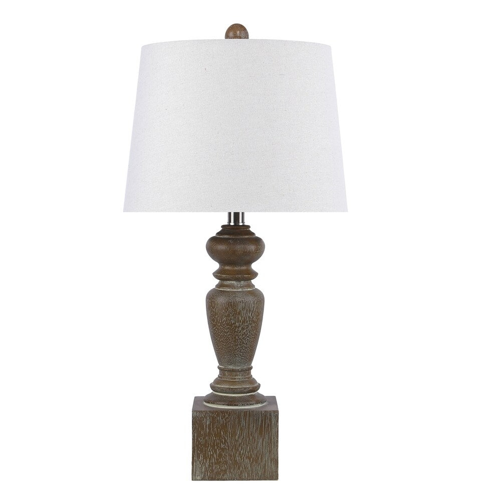 26.25" Acid Burro Table Lamp Set of 2 W/ Brushed Nickel Finish