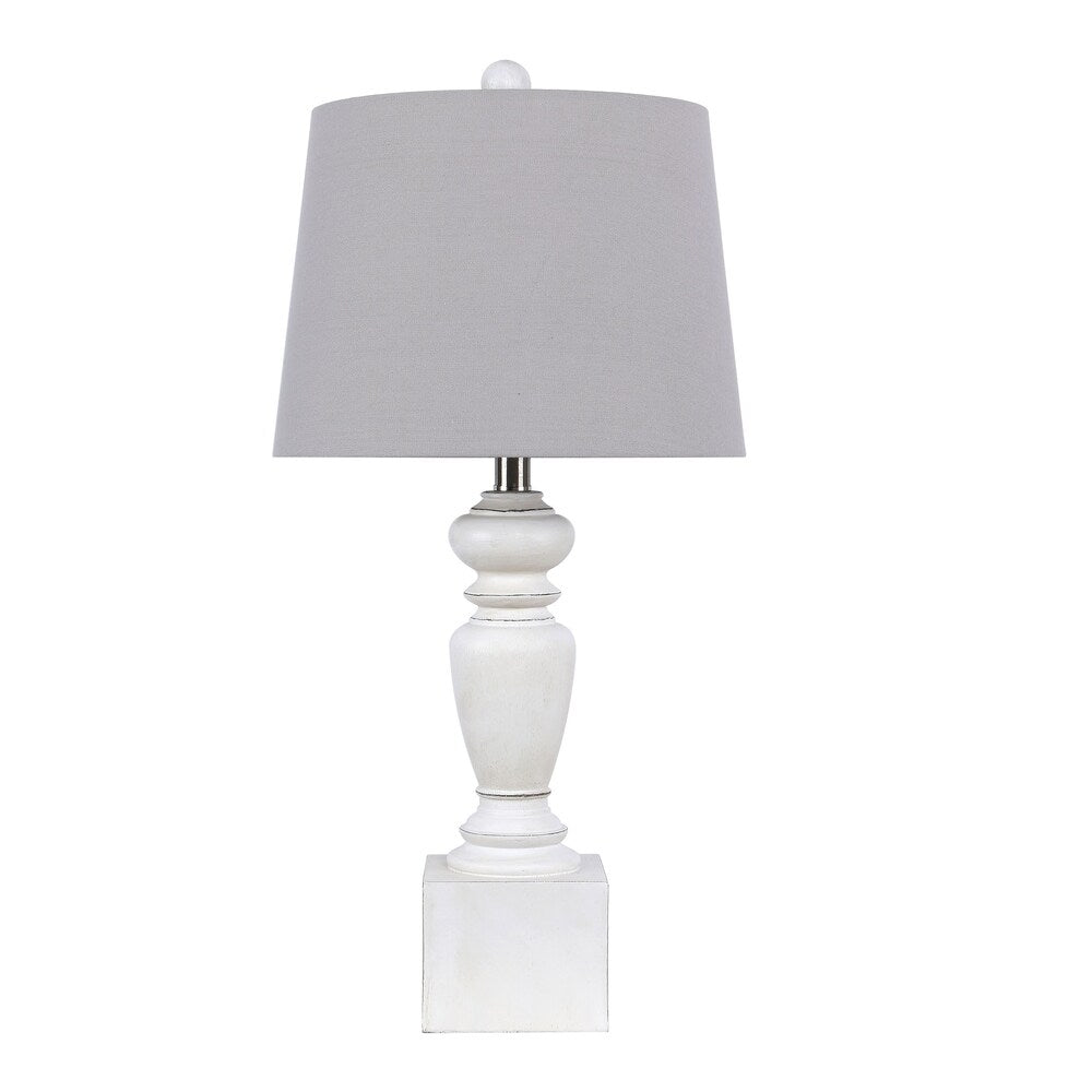 26.25" Acid Burro Table Lamp Set of 2 W/ Brushed Nickel Finish