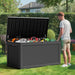 260 Gallons Waterproof Resin Large Deck Box for Outdoor Storage