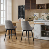 26" Counter Height Swivel Barstool Set of 2