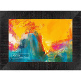 26x19 Contemporary Black Complete Wood Picture Frame with UV Acrylic, Foam Board Backing, & Hardware