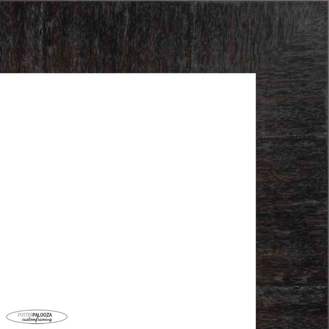 26x19 Contemporary Black Complete Wood Picture Frame with UV Acrylic, Foam Board Backing, & Hardware