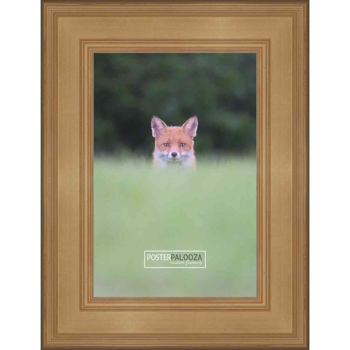 26x19 Traditional Gold Complete Wood Picture Frame with UV Acrylic, Foam Board Backing, & Hardware