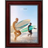 26x32 Traditional Mahogany Complete Wood Picture Frame with UV Acrylic, Foam Board Backing, & Hardware
