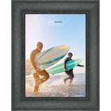 26x34 Distressed/Aged Black Complete Wood Picture Frame with UV Acrylic, Foam Board Backing, & Hardware