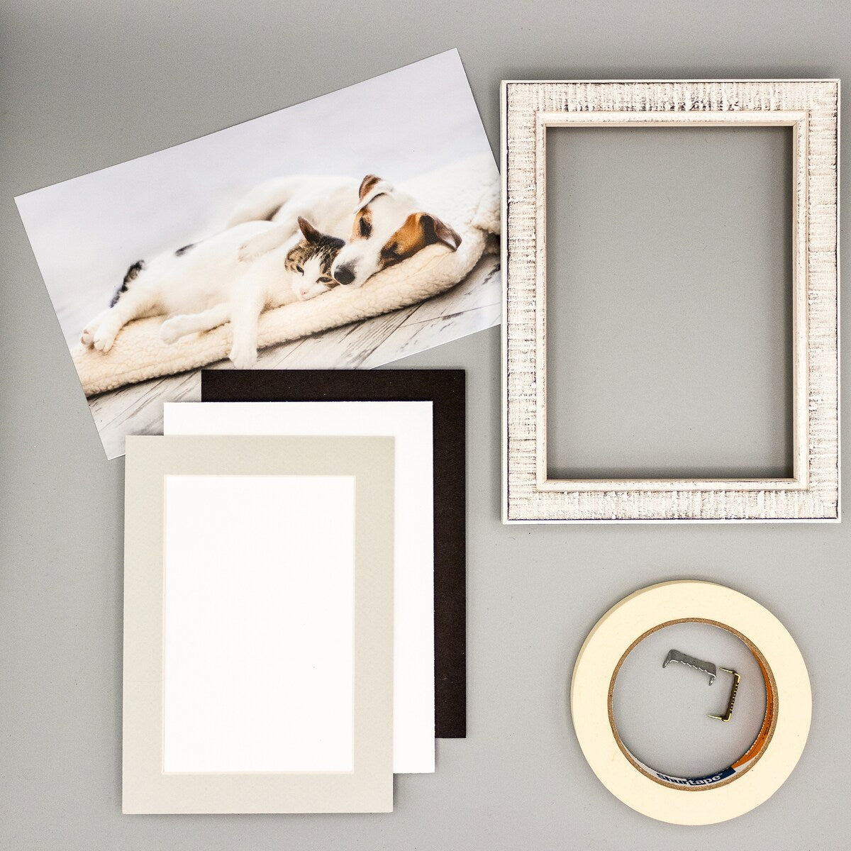 26x34 Mat Bevel Cut for 22x30 Photos - Acid Free Taupe Beige Precut Matboard - For Pictures, Photos, Framing