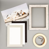 26x34 Mat Bevel Cut for 22x30 Photos - Acid Free Taupe Beige Precut Matboard - For Pictures, Photos, Framing