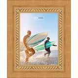 26x34 Traditional Gold Complete Wood Picture Frame with UV Acrylic, Foam Board Backing, & Hardware
