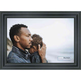 26x38 Contemporary Black Complete Wood Picture Frame with UV Acrylic, Foam Board Backing, & Hardware